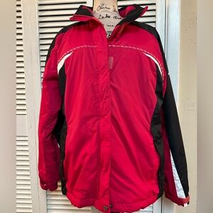 COLUMBIA Womens LARGE Water Proof FLEECE Lined